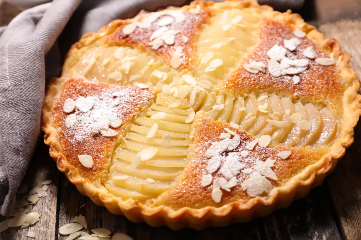 tarte amandine aux poires