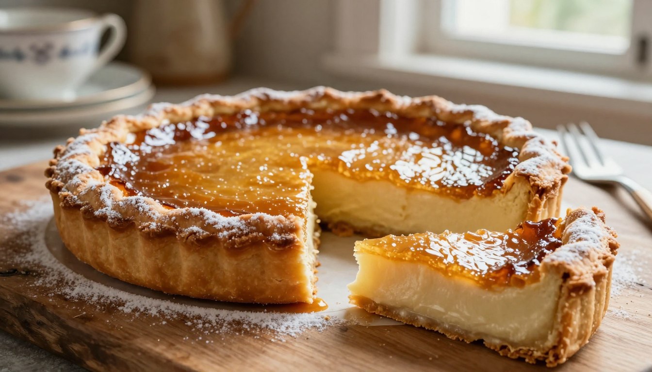 Tarte à la vergeoise croustillante : la vraie recette du Nord