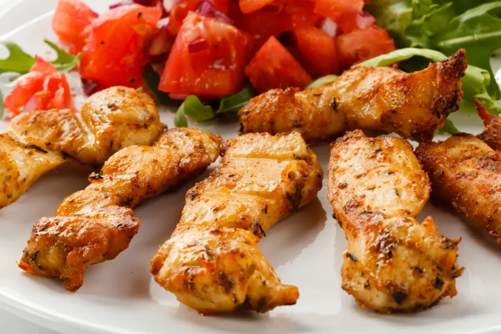 aiguillettes de poulet