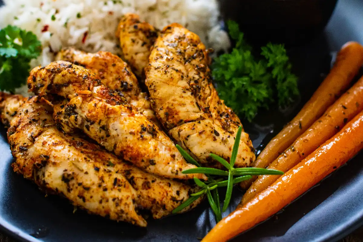 aiguillettes de poulet