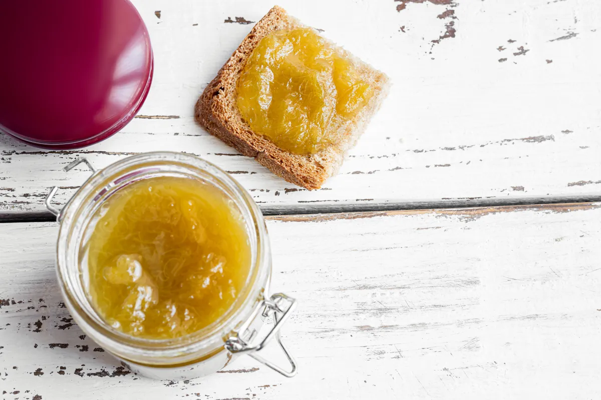 confiture de rhubarbe