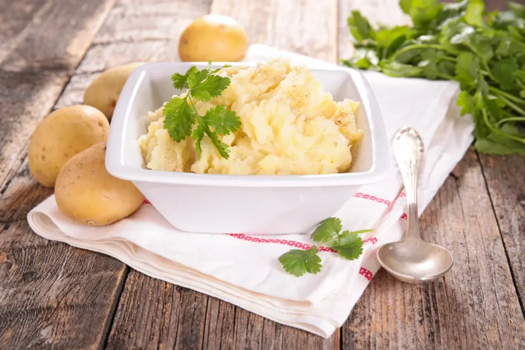 écrasé de pomme de terre