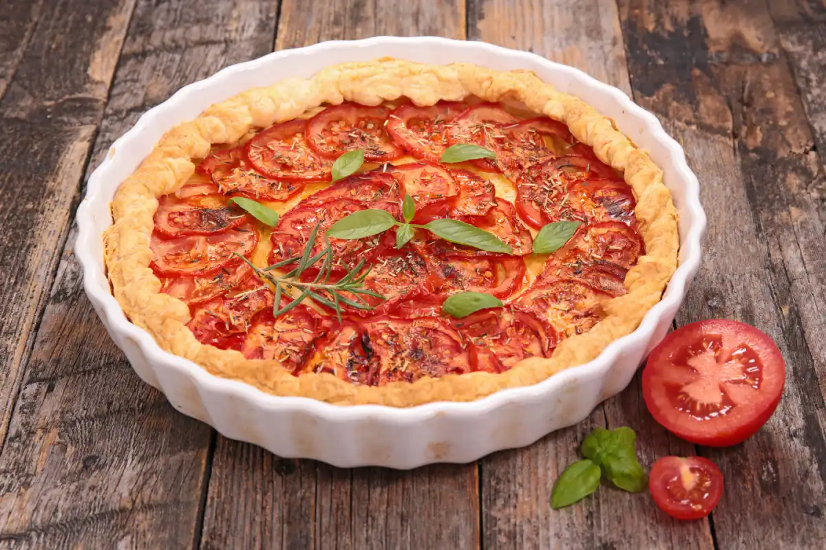 tarte tomate moutarde