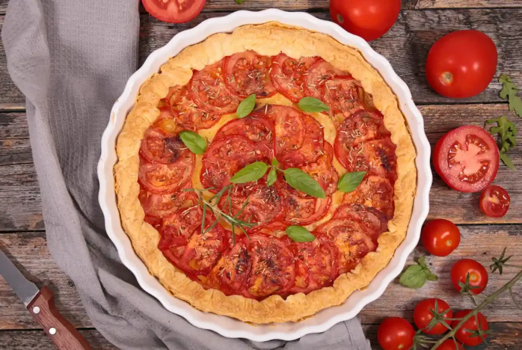 tarte tomate moutarde