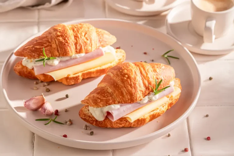 croissant au jambon